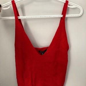 Red Knit Tank